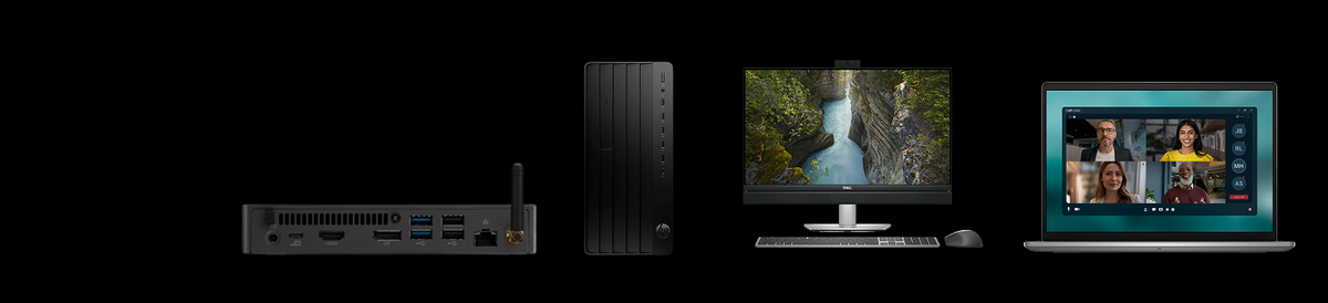 Laptops + Desktop