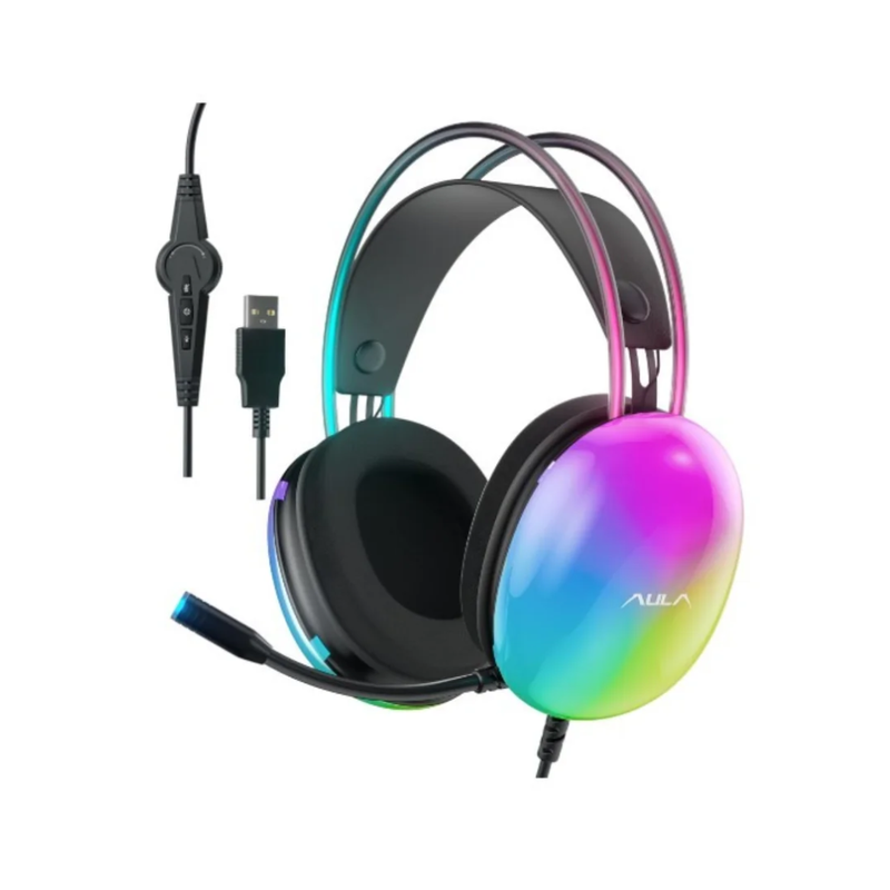 Rainbow Backlit Gaming Headphone,