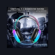 Rainbow Backlit Gaming Headphone,
