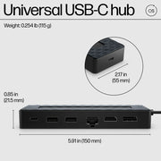 HP UNIVERSAL USB-C HUB AND LAPTOP CHARGER COMBO