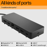 HP UNIVERSAL USB-C HUB AND LAPTOP CHARGER COMBO