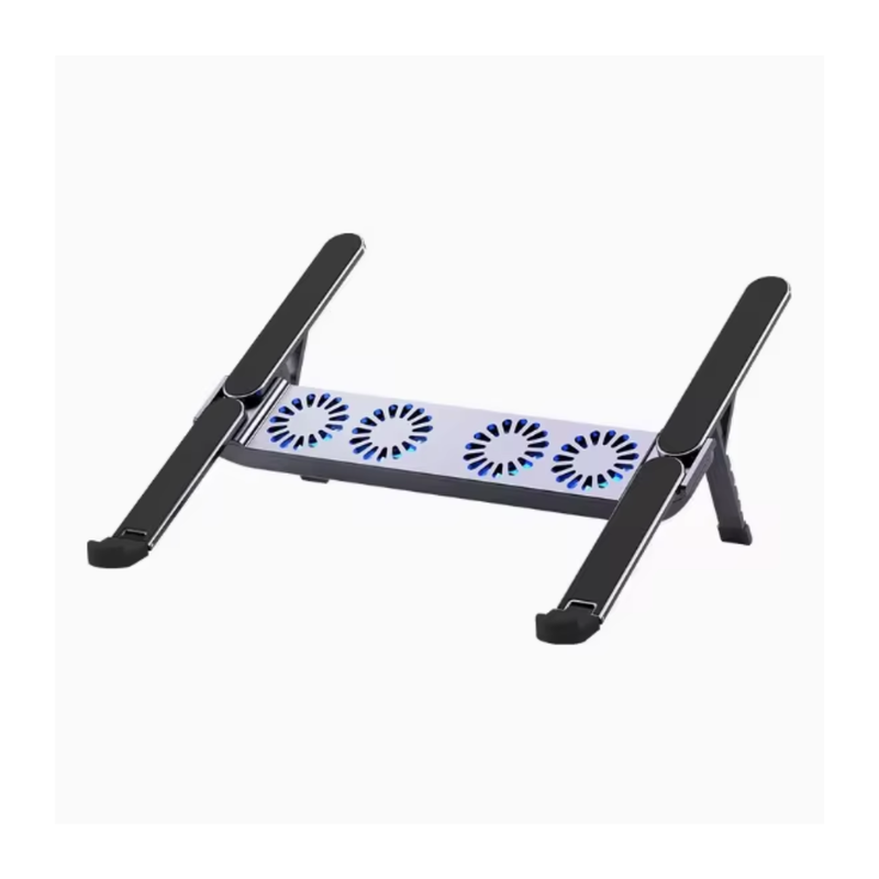 Folding Portable Fan Laptop Stand