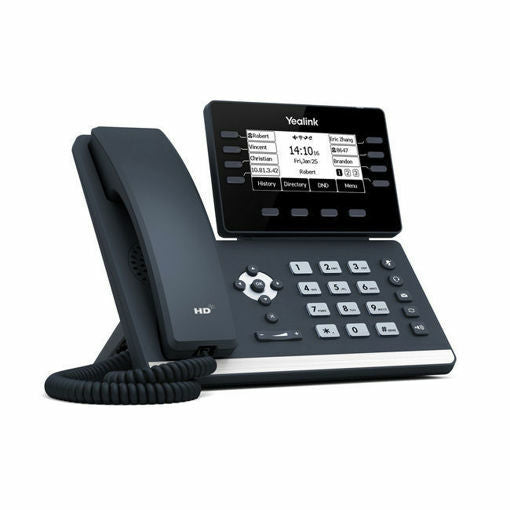 Yealink T53W Entry-level phone, Dual-port Gigabit Eth, WiFi
