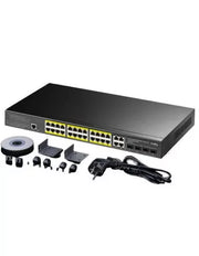 Cudy 24 Port Gigabit PoE 400W 4 Gigabit 4SFP Switch  GS2028PS4-400W