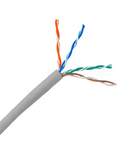 Essential CAT5e Indoor Ethernet Cable 500m Grey CCA UTP Roll | CAT5-500-GEN